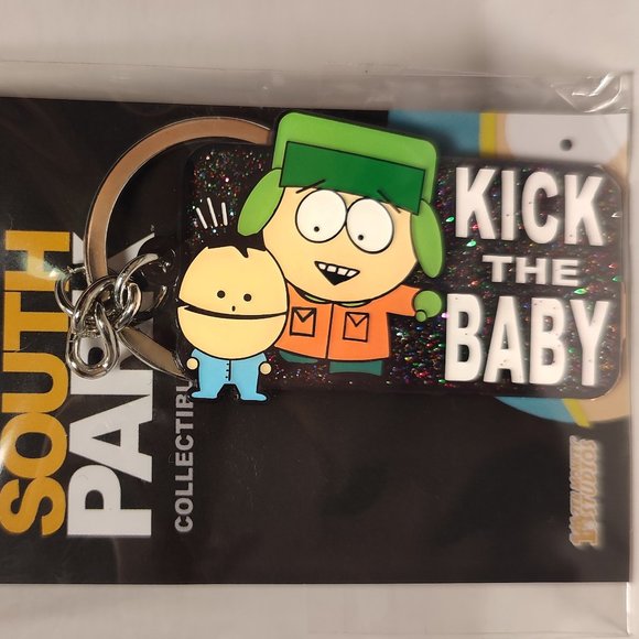 South Park Kyle and Ike Metal Keychain - Picture 1 of 3